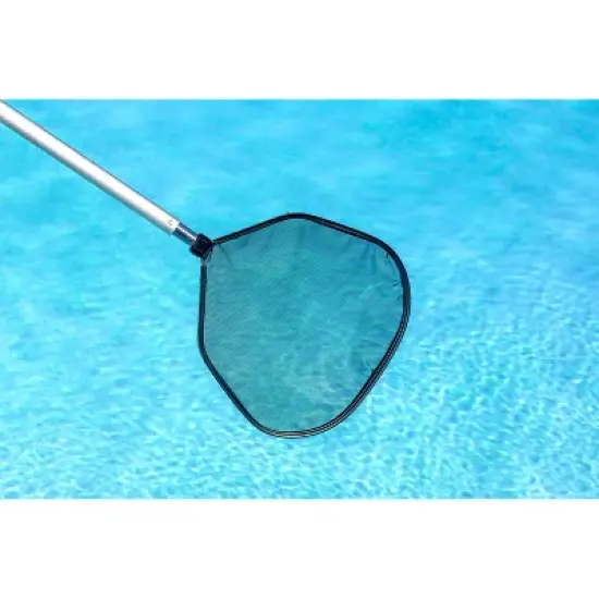 Poolmaster Deluxe Heavy-Weight Aluminum Swimming Pool Leaf Skimmer Net - Premier Collection image {3}