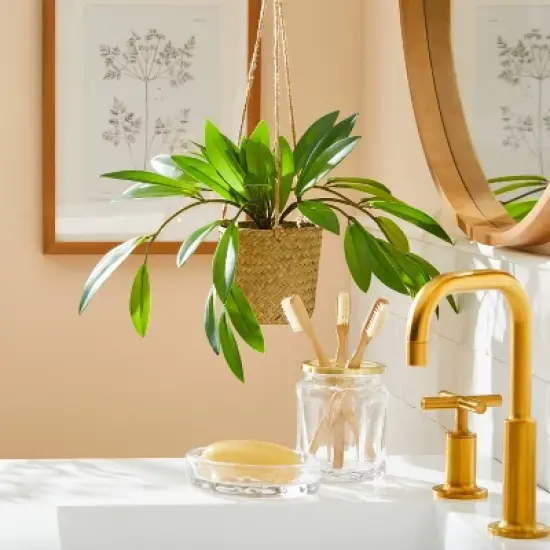 8" Faux Hoya Hanging Plant - Hearth & Hand&trade; with Magnolia image {1}