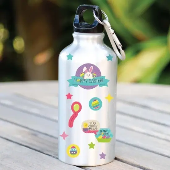 Big Dot of Happiness Hippity Hoppity - Easter Bunny Party Favor Kids Stickers - 16 Sheets - 256 Stickers image {4}