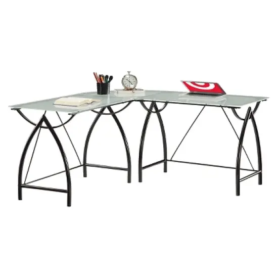 Newport L Shape Computer Desk - OSP Home Furnishings image {4}