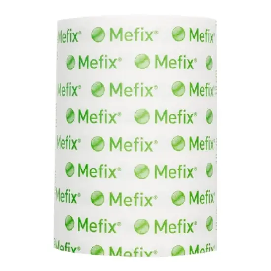 Mefix White Perforated Dressing Retention Tape Easy Cut, Stretchable, Adhesive - 4"x11 Yard Roll image {3}