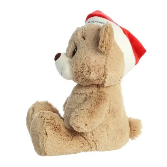 Aurora Medium My Beary 1st Christmas Precious Moments Festive Stuffed Animal Brown 12" image {4}