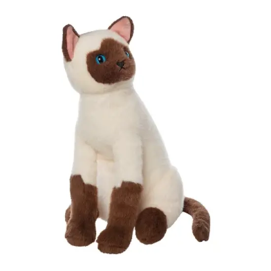 Manhattan Toy Imaginaries Siamese Cat 13.5" Children's Picture Book Stuffed Animal Companion image {2}