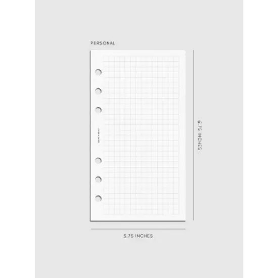 Graph Note Planner Inserts | Cloth & Paper image {11}