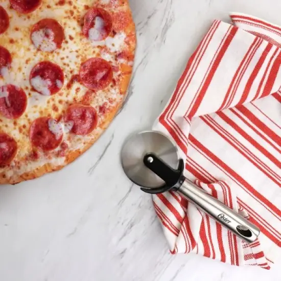 Oster Baldwyn Stainless Steel Pizza Cutter Utensil image {1}