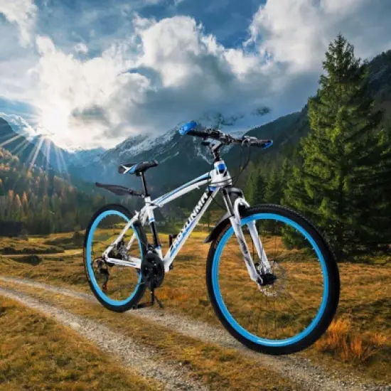 Topteng 26" Mountain Bike, 24-Speed MTB with Disc Brake image {9}