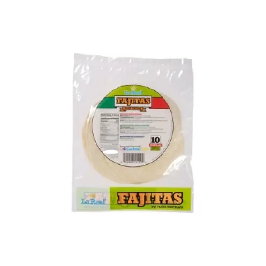 La Real 10 Pack Fajita Tortilla - 24 pack, 8.5 oz image {2}