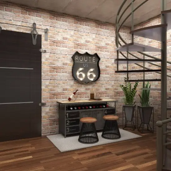 Industrial Wood Buffet Gray - Olivia & May image {16}