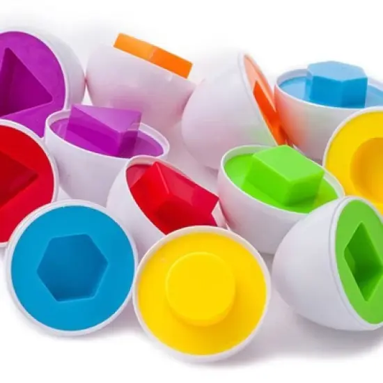 Insten Matching Egg Shape and Color Game, Educational Toys for Toddlers image {7}