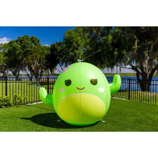 BigMouth Inc. Kids' Squishmallows Maritza the Cactus Inflatable Sprinkler image {1}