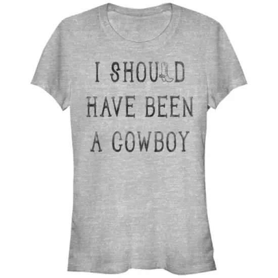 Junior's CHIN UP Halloween Cowboy Costume T-Shirt image {2}
