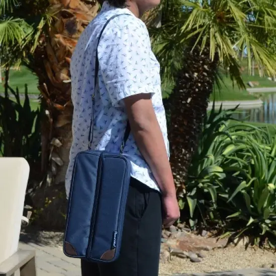 Picnic at Ascot - Insulated Wine Carrier Set with Glasses, Napkins and Corkscrew image {3}