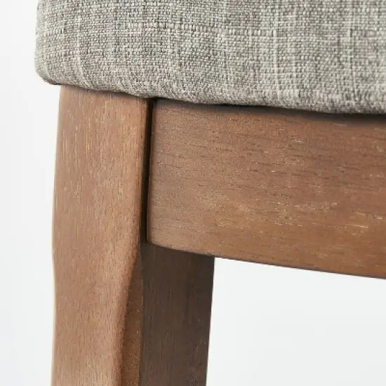 Candor Wood and Upholstered Saddle Counter Height Barstool - Threshold&trade; image {4}
