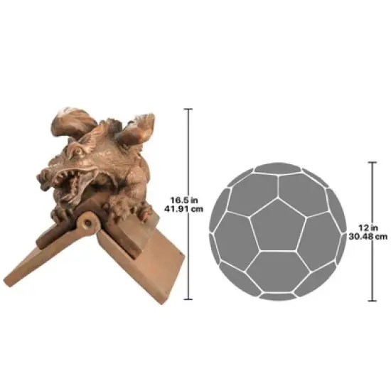 Design Toscano Apex, the Winged Dragon Sculptural Roof Cresting image {5}