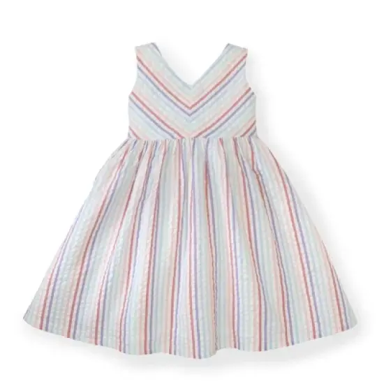 Hope & Henry Girls' Seersucker Swing Dress, Toddler image {6}