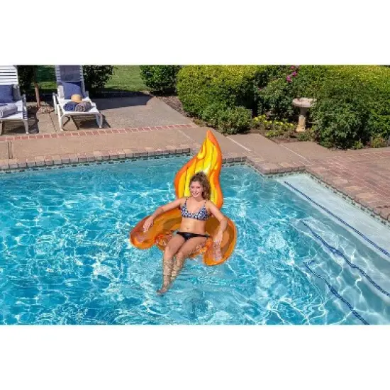 Poolmaster Swimming Pool Float Water Chair Sling - Flame image {4}