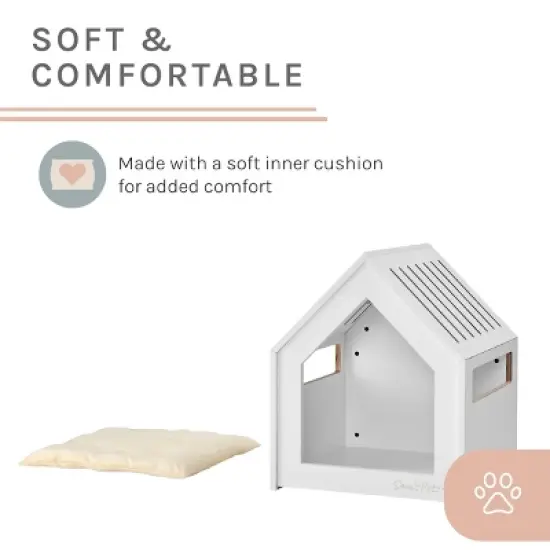 Sam's Pets Forest 23'' Dog House In White Oak image {5}