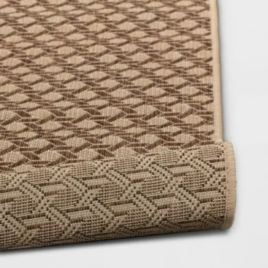 Cane Weave Outdoor Rug Tan - Threshold&trade; image {3}