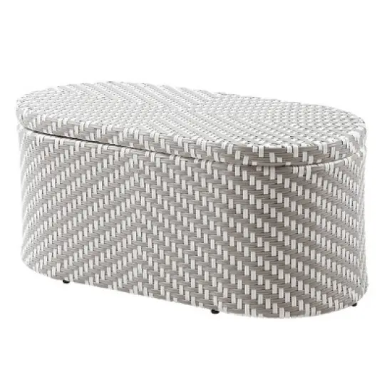 3pc Willa Aluminum & Wicker Patio Conversation Set - miBasics
 image {11}