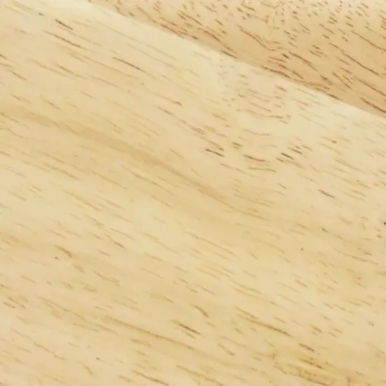 Sunnydaze Indoor 5-Piece Solid Rubberwood Dining Table and Chairs Set - Natural with Beige Cushions image {4}