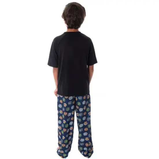 Beyblade Burst Boys' Wizard and Spinner Tops 2 Piece Pant/Raglan Pajama Set Beyblade - Ace Dragon image {3}