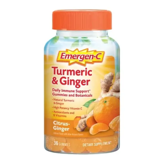Emergen-C Turmeric & Ginger Gummy - 36ct image {9}