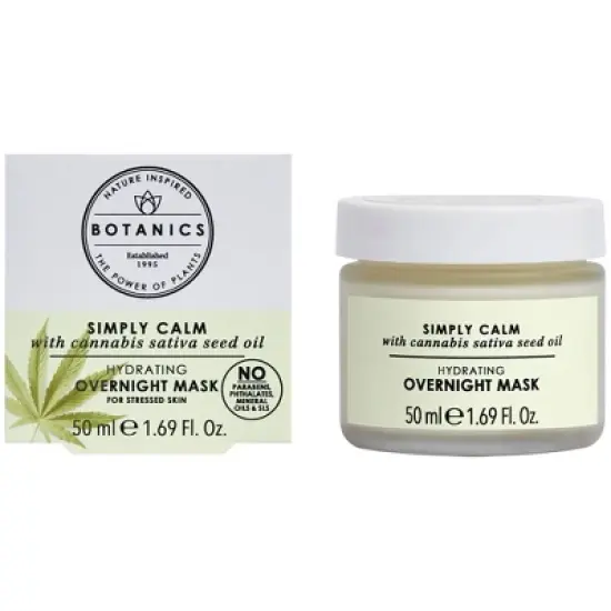 Botanics Simply Calm Hydrating Overnight Mask for Stressed Skin - 1.69 fl oz image {1}