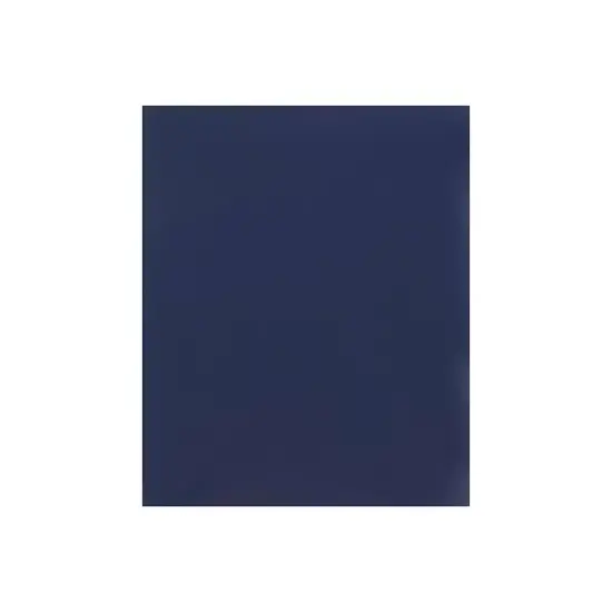 JAM Paper Laminated Glossy 2 Pocket Presentation Folders Navy Blue 100/Box 5042523B image {4}