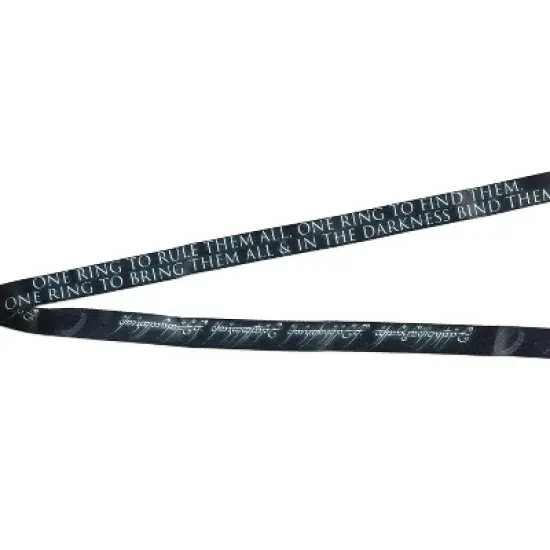 Lord of the Rings The One Ring Precious Lanyard Clear ID Badge Holder Keychain image {2}