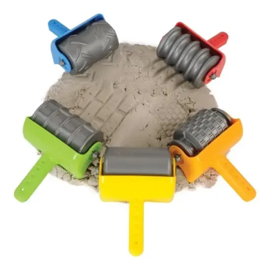 Kaplan Early Learning Jumbo Textured Hand Grip Sand Rollers and 5 Different Patterns image {1}