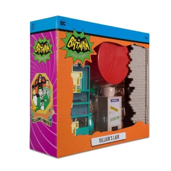 DC Retro Batman 66 Action Figure - Villian's Lair Playset image {7}