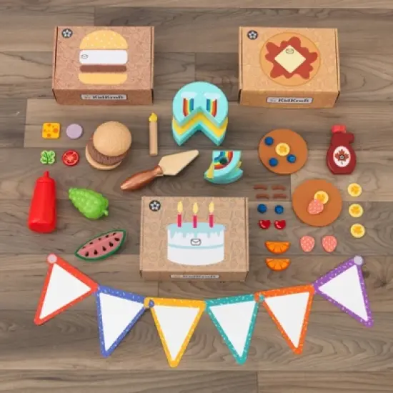 Kidkraft Surprise Box Wooden Play Kitchen with 56 Accessories image {11}