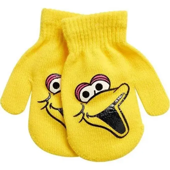 Sesame Street Boys Mitten Set &ndash; Elmo, Cookie Monster, Big Bird, Oscar, Toddlers Age 2-4 image {2}
