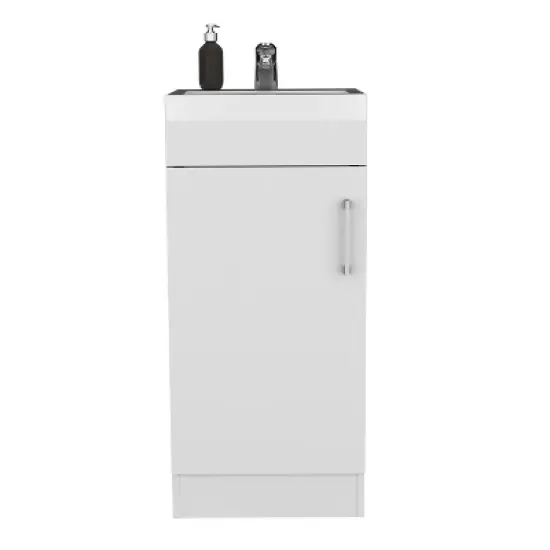 Depot E-Shop Bathroom Vanity, Single Door Cabinet image {5}