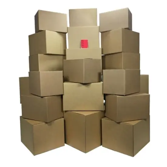 UBMOVE Moving Kit #4 - 24 Boxes Combo Small, Medium, Large Boxes And Labels image {4}