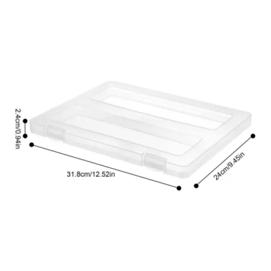 YIYIBYUS 15Pcs File Storage Box, Portable Plastic Document Organizer Box for Office School Supplies image {3}