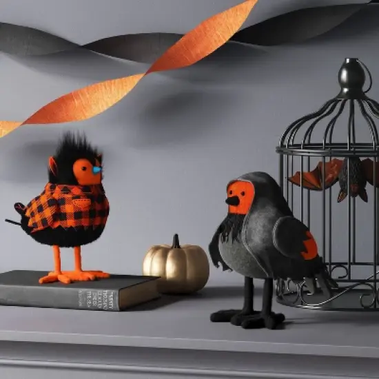 Featherly Friends&trade; 'Moony' Werewolf Halloween Bird Figurine - Hyde and EEK! Boutique&trade; image {1}