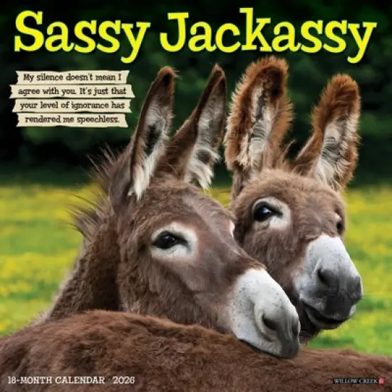 Willow Creek Press 2026 Sassy Jackassy Wall Calendar image {5}