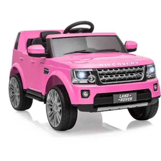 Licensed Land Rover Ride on Car, 12V 4.5MPH Ride on Toys for Toddler 3-8, Kids Electric Car with Parent Remote Control, Music Player, MP3, LED Lights image {9}