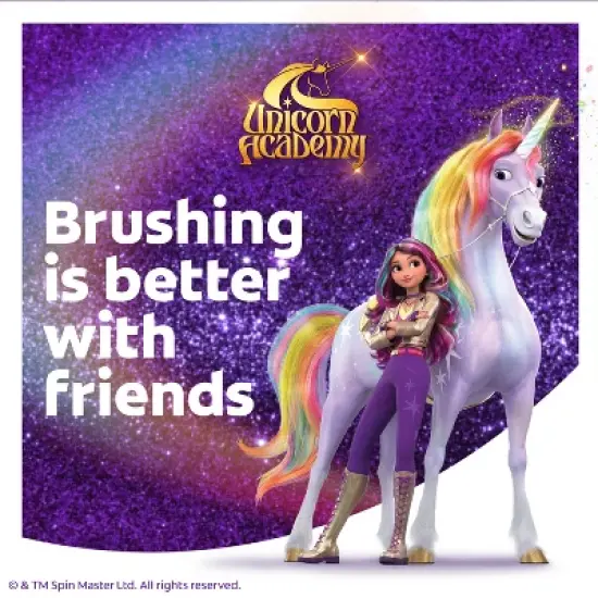 Colgate Kids' Battery Powered Toothbrush - Unicorn Academy image {2}
