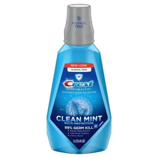 Crest Pro-Health Multi-Protection Alcohol-Free Mouthwash - Clean Mint image {9}