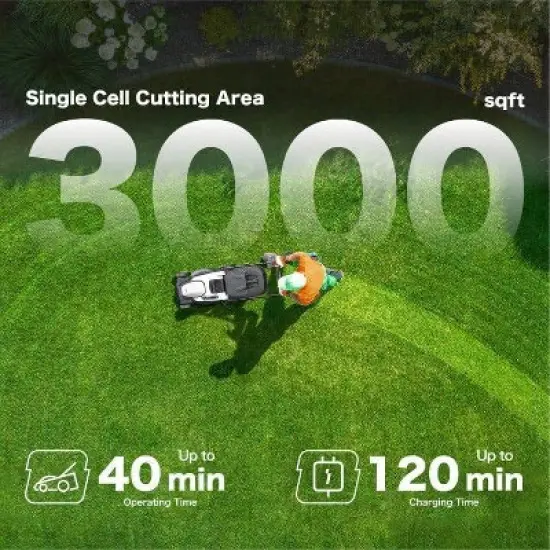 Litheli 18" 40V Battery Walk-Behind Self-Propelled Brushless Lawn Mower image {3}