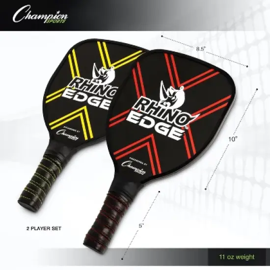 Champion Sports Rhino Pickleball Edge 2 Player Set image {1}