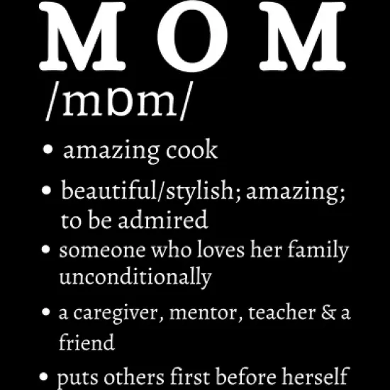 Men's Design By Humans Mom Dictionary Definition By BeingMasculine Tank Top image {1}