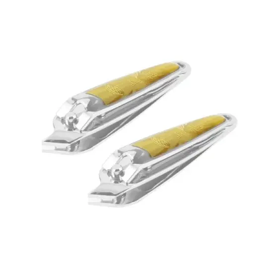 Unique Bargains Nail Beauty Tool Metal Slanted Tip Nail Cutter Silver Tone 3 Pcs image {4}