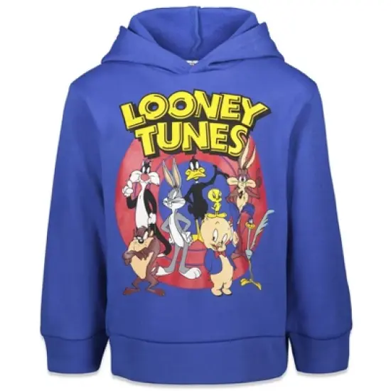 WARNER BROS Looney Tunes Marvin the Martian Bugs Bunny Fleece Pullover Hoodie Toddler to Big Kid image {4}