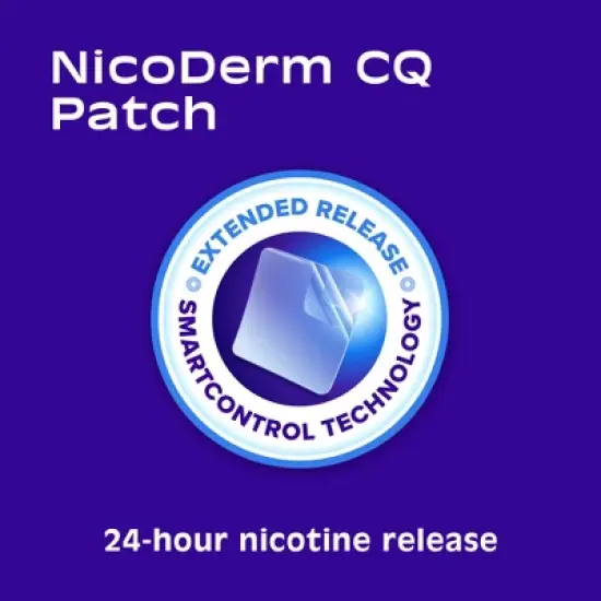 NicoDerm CQ Stop Smoking Aid Clear Patches Step 2 - 14ct image {3}