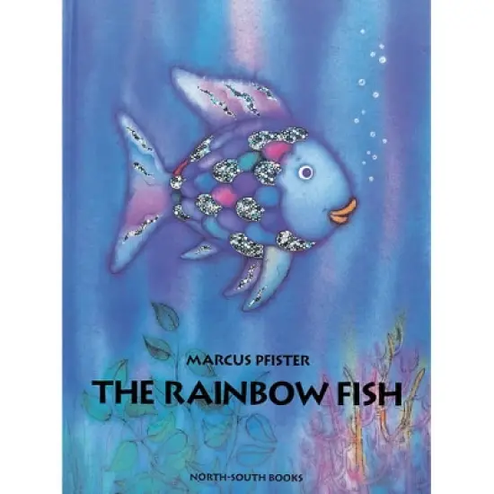 Yottoy Rainbow Fish Plush and Hard Back Book Set image {1}