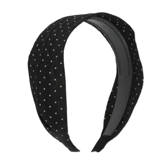 Unique Bargains Fresh Polka Dot Wide Headband 1 Pc image {6}