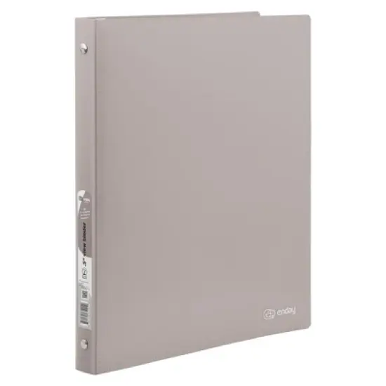 Enday 0.5" Matte Bright Color Poly 3-Ring Binder image {2}